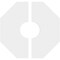 Ekena Millwork Westin Architectural Grade PVC Contemporary Ceiling Medallion, Two Piece, 10"OD x 3"ID x 4"C x 1"P CMP10WN2-03000 - alternate 3